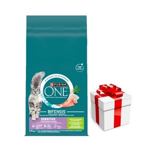 Purina One Sensitive Curcan și orez pentru pisici adulte 9,75 kg + SURPRIZĂ PENTRU PISICA TA