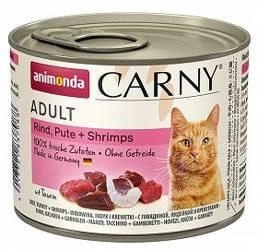 Animonda Cat Carny Adult Carne de vită, curcan și creveți 200 g