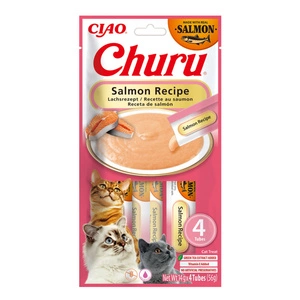 INABA CAT CHURU Salmon Recipe 4x14g