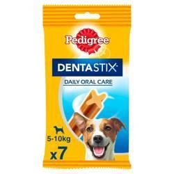 Pedigree DentaStix Dental Treats pentru câini cu vârsta de peste 4 luni și greutatea între 5 și 10 kg, 110 g