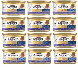 Purina Gourmet Gold mousse cu miel 12x85g