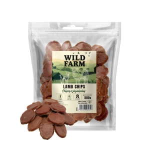 WILD FARM Lamb Chips 500g tratează câinii