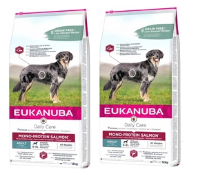 Eukanuba Daily Care Adult Mono-Protein Somon 2x12kg