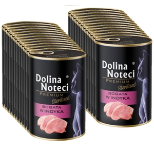 DOLINA NOTECI Premium pentru pisici sterilizate, bogată în curcan, 24x400g