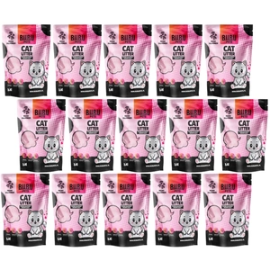 BUBU Pets silicon fără înmuiere Micro Pink Litter 15x3.8l