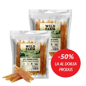 WILD FARM fâșii moi de pui 2x500g tratează câinii