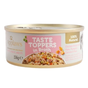 Applaws Taste Toppers Natural Hrană umedă pentru câini Pui cu șuncă și legume 156g