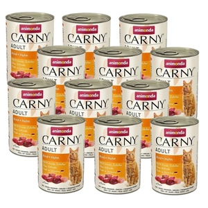 Animonda Cat Carny Adult Carne de vită și pui 12x400g
