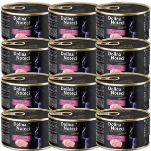 DOLINA NOTECI Premium Sterilizat pentru pisici, bogat în curcan, 12x185g
