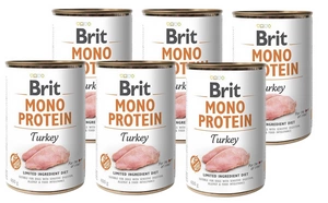 Brit Mono Protein Cu curcan 6x400g