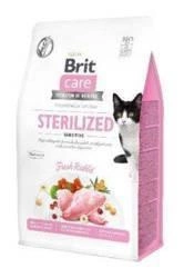 Brit Care Cat Grain-Free Sterilized Sensitive Cu iepure 400g