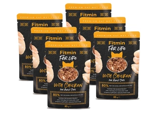 Fitmin Cat For Life Adult Chicken 6x85g