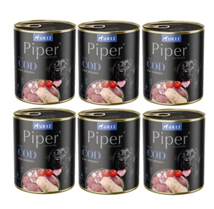 DOLINA NOTECI Piper pentru câini cu cod și roșii 6x800g