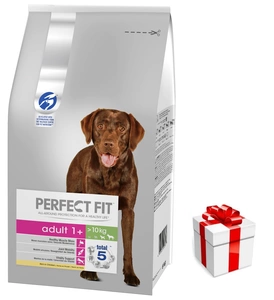 Perfect Fit™ - hrană uscată completă pentru câini adulți de talie medie și mare, bogată în pui 6kg+Surpriză Pentru Câine