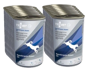 TROVET RRD Hypoalergenic - Iepure (pentru câini) 12x400g - conservă