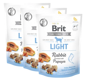 Brit Care Dog Functional Snack Light Iepure 3x150g