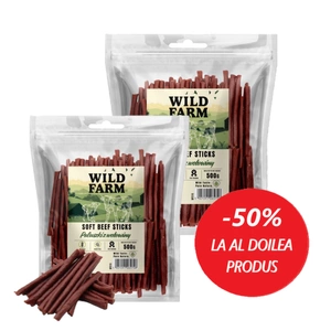 WILD FARM bețișoare de vită 2x500g tratează câinii