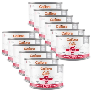 CALIBRA Cat Adult Life Carne de vită 12x200g