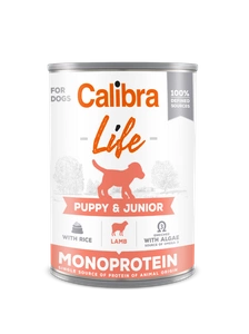 CALIBRA Dog Life Puppy & Junior Lamb with rice 400g