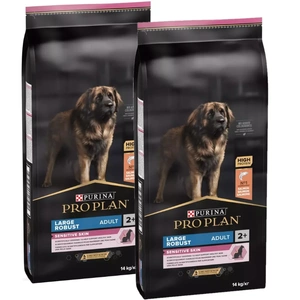 Purina Pro Plan Large Adult Large Adult Robust Optiderma Somon cu orez 2x14 kg
