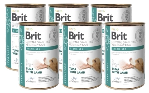 BRIT GF Veterinary Diets Dog Sterilised 6x400g – hrană umedă pentru câini