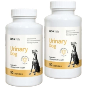 LAB-V Urinary Dog - Suport pentru infecția tractului urinar la câini 2x90 capsule