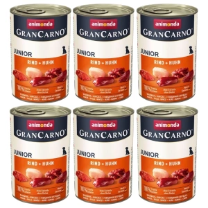 Animonda GranCarno Junior Carne de vită + Pui 6x400g