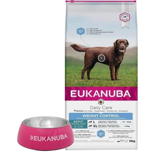 Eukanuba Adult Large Breed Weight Control Chicken 15kg+ Bol GRATUIT