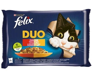 FELIX Duo Arome de câmpie în jeleu 4x85g