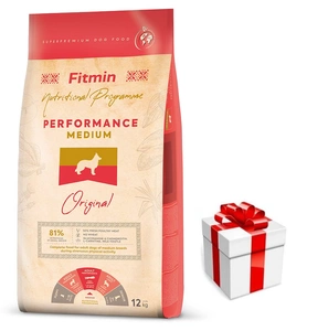 FITMIN Medium Performance 12 kg + Surpriză pentru câinele tău