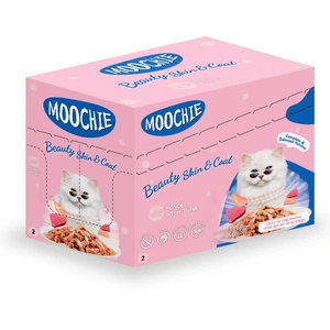 MOOCHIE Beauty Skin&Coat Mince With Tuna 12x70g piele și blană frumoase