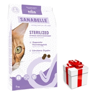 BOSCH Sanabelle Sterilizată 8kg+ SURPRIZĂ PENTRU PISICI