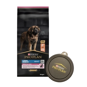 PRO PLAN Sensitive Skin Large Robust Hrană pentru câini adulți bogată în somon 14kg + Bol GRATUIT!!!