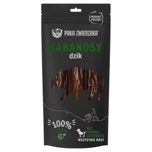 PACHET PET - Cârnați kabanos din carne de mistreț, 3 bucăți (80 g)