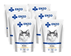 ENZO VET Renal cu pui în sos pentru pisici 6x100g