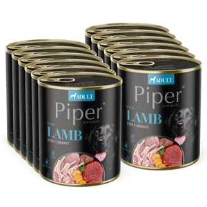 DOLINA NOTECI Piper pentru câini miel cu morcovi 6x800g