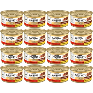 Purina Gourmet Gold cu vita si pui in sos de rosii 48x85g