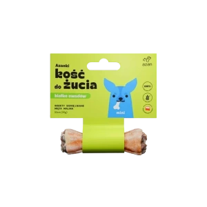 AZANKI Os de mestecat cu insecte și mentă pentru câini MINI 10 cm