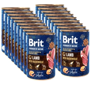 Brit Premium by Nature Miel cu fulgi de grâu 18x400g