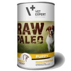 VETEXPERT Raw Paleo Cățeluș Curcan 24x400g