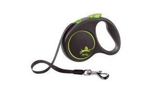 Flexi Lanyard negru Design L Bandă 5m până la 50kg Verde