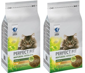 Perfect Fit™ Natural Vitality - hrană uscată completă pentru pisici adulte, cu pui și curcan - 2x6kg