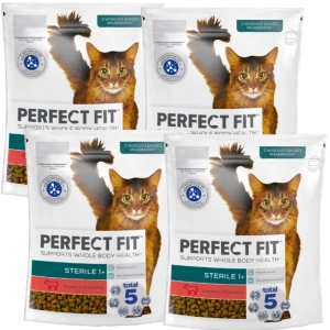 PERFECT FIT Steril 1+ Cu carne de vită 4x750g