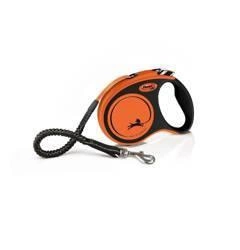 Flexi Original Xtreme M Leash Tape 5 m până la 35 kg Portocaliu