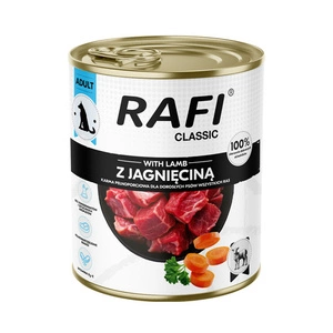 DOLINA NOTECI Rafi Classic hrană umedă pentru câini cu miel 800 g