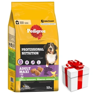 Hrană uscată pentru câini PEDIGREE Professional Nutrition cu carne de pasăre 12 kg + SURPRIZĂ PENTRU CÂINELE TĂU