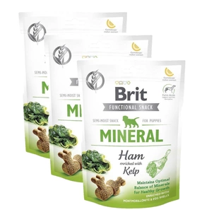 Brit Care Dog Functional Snack Mineral Ham Puppy 3x150g