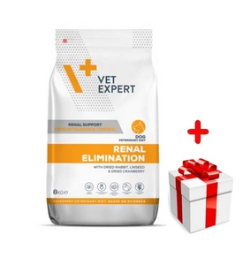 VETEXPERT Dog Renal Elimination 8kg + o surpriză pentru câinele tău GRATUIT!