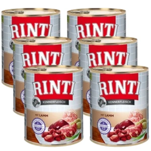 Rinti Kennerfleisch hrană umedă pentru câini – miel 6x800g