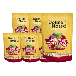 Dolina Noteci Superfood Pui și carne de vită cu Consilier 10x85g